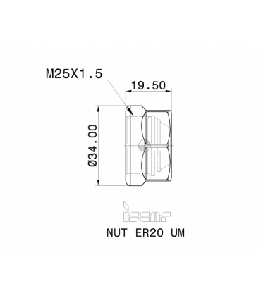 NUT ER20 UM