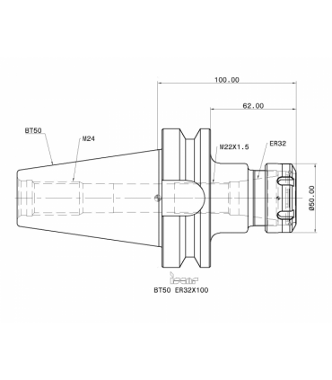 BT50 ER32X100