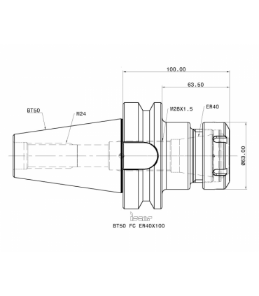 BT50 FC ER40X100