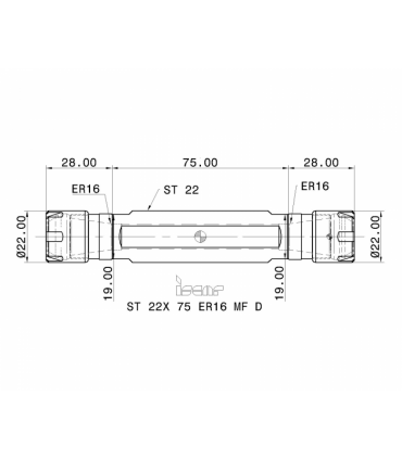 ST 22X 75 ER16 MF D