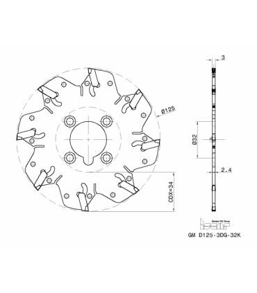 GM D125-3DG-32K