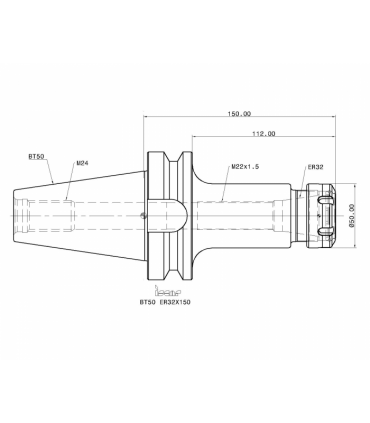 BT50 ER32X150