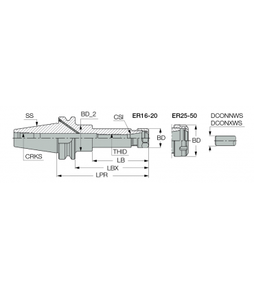 BT30 ER16X 70