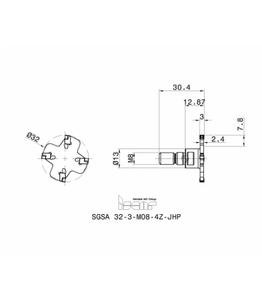 SGSA 32-3-M08-4Z-JHP