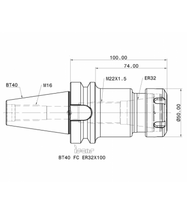 BT40 FC ER32X100