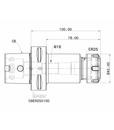 C6 ER25X100