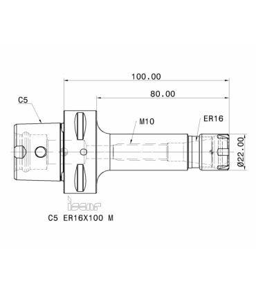 C5 ER16X100 M