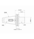 DIN69871 40 MT2X 50