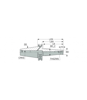 DIN69871 40 ODP10X58