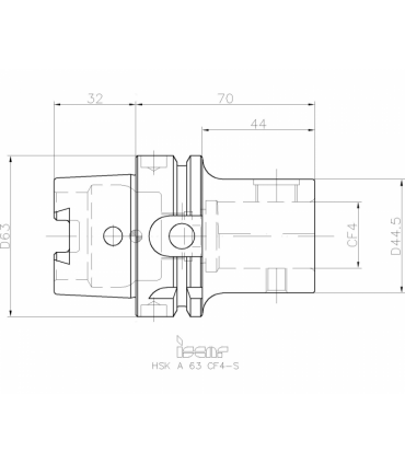 HSK A63 CF4-S