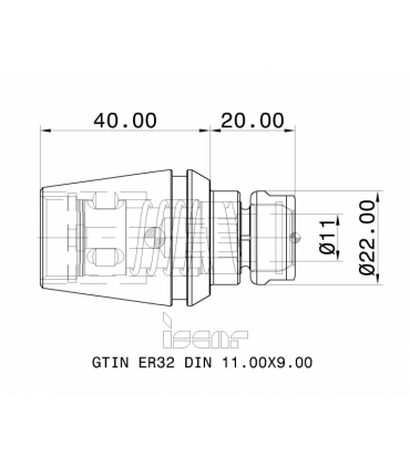 GTIN ER32 DIN 11.00X9.00