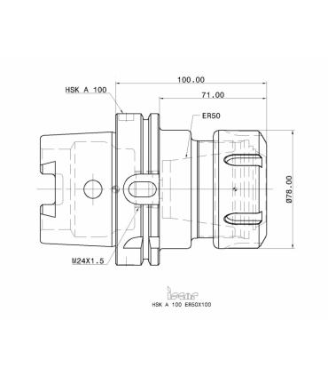 HSK A100 ER50X100