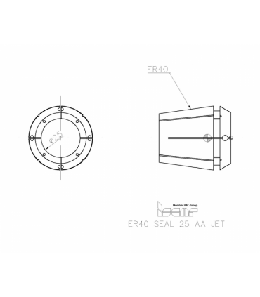 ER40 SEAL 25 AA JET