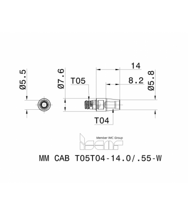 MM CAB T05T04-14.0/.55-W