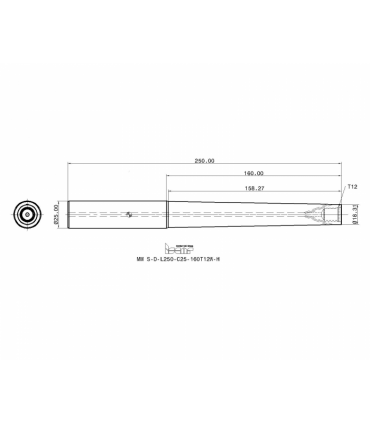 MM S-D-L250-C25-160T12W-H
