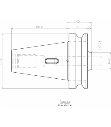 BT50 MT2X 45