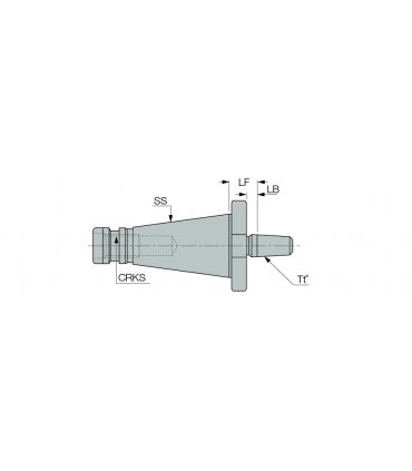 DIN2080 40 DC B16X 22