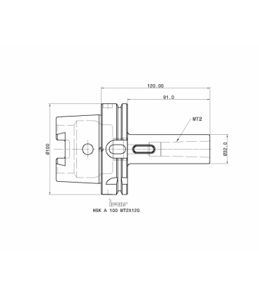 HSK A100 MT2X120