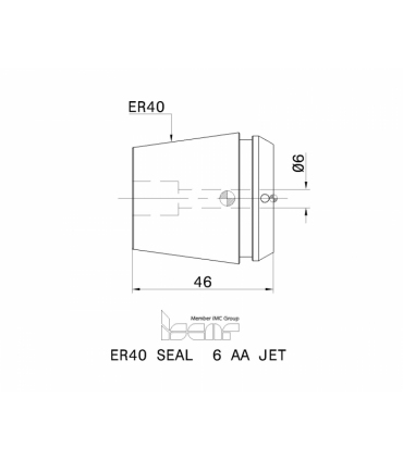ER40 SEAL  6 AA JET