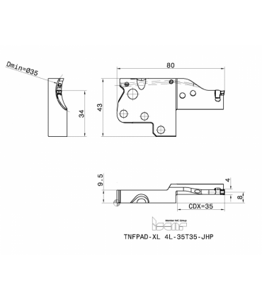 TNFPAD-XL 4L-35T35-JHP