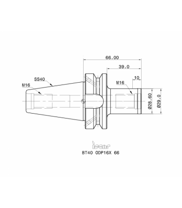 BT40 ODP16X 66