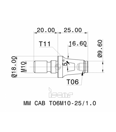 MM CAB T06M10-25/1.0