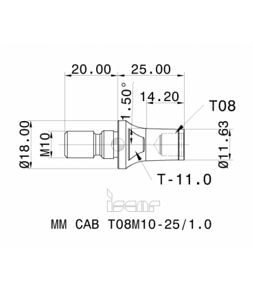MM CAB T08M10-25/1.0