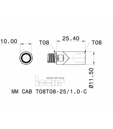 MM CAB T08T08-25/1.0-C