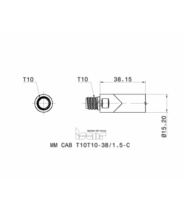 MM CAB T10T10-38/1.5-C