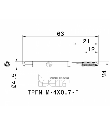 TPFN M-4X0.7-F HETI
