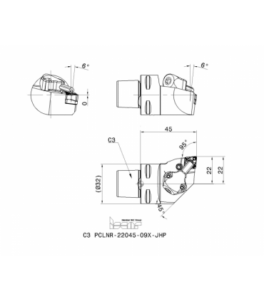 C3 PCLNR-22045-09X-JHP