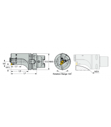 HSK A63WH-SDJCN-13SL-125Y