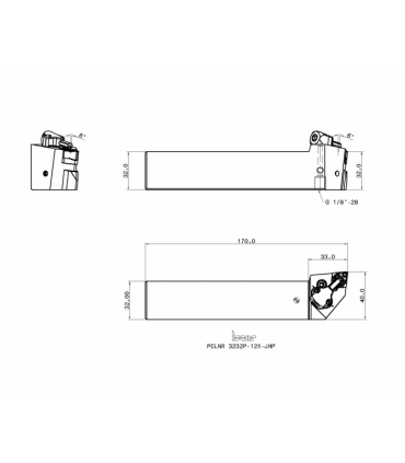 PCLNR 3232P-12X-JHP