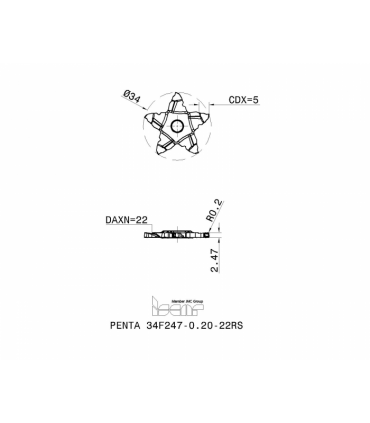 PENTA 34F247-0.20-22RS IC908