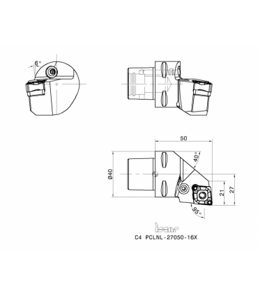 C4 PCLNL-27050-16X