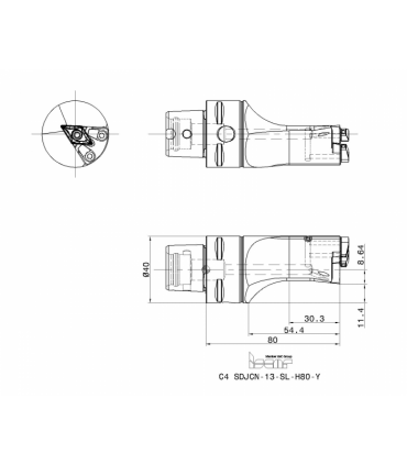 C4 SDJCN-13-SL-H80-Y