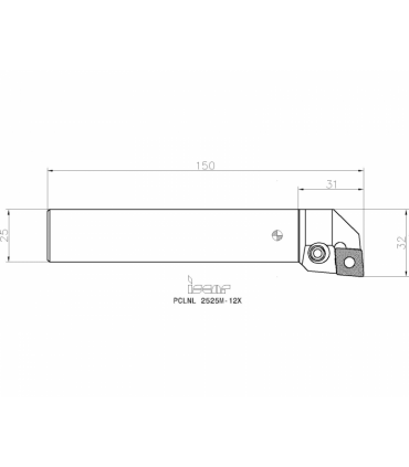 PCLNL 2525M-12X