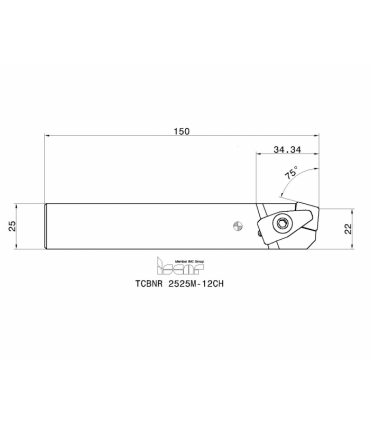 TCBNR 2525M-12CH