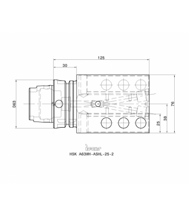 HSK A63WH ASHL 25 2