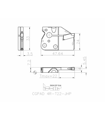 CGPAD 4R-T22-JHP