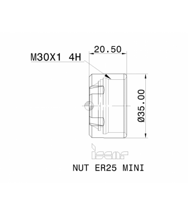 NUT ER25 MINI