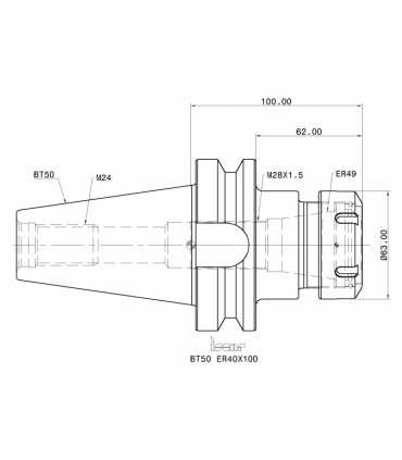 BT50 ER40X100