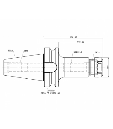 BT50 FC ER32X150