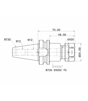 BT30 ER20X 70