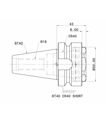 BT40 ER40 SHORT
