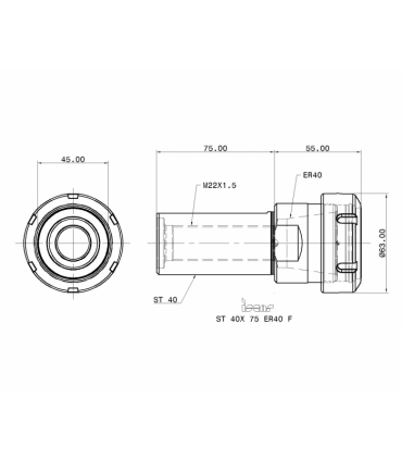 ST 40X 75 ER40 F