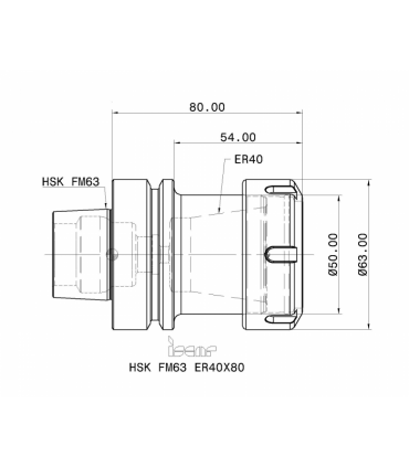 HSK FM63 ER40X80