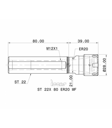 ST 22X 80 ER20 MF