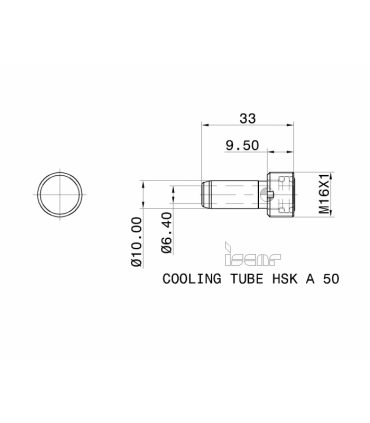 COOLING TUBE HSK A50