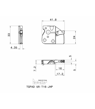 TGPAD 5R-T16-JHP